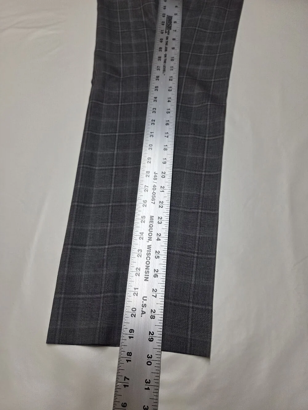 Canali 1934 Gray Glen Plaid 2-Piece Suit 42R(EU 56R) 36W Made in Italy 100% Wool